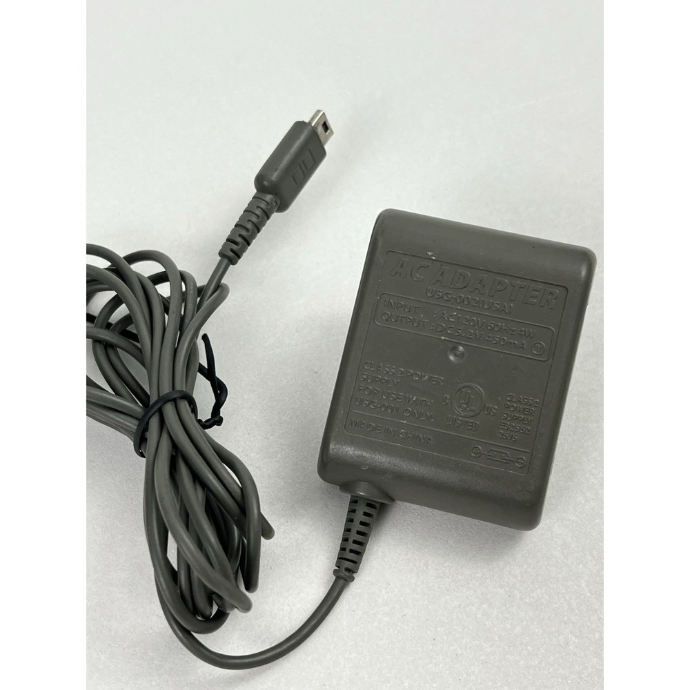 Official Nintendo USG-002 DS Lite Wall Power AC Adapter Charger OEM DS Lite OEM